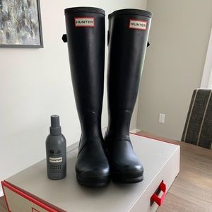 Hunter Original Back Adjustable - Black Boots